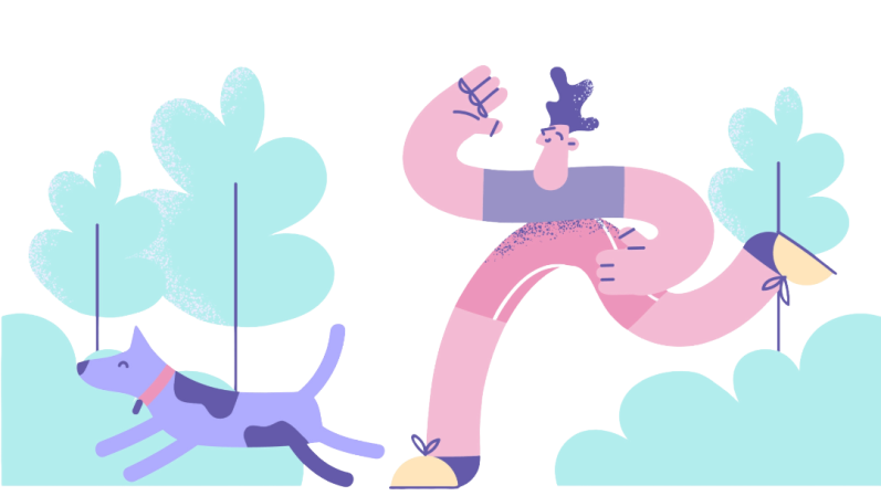 Text: "Greenwashing is bullshit" with an illustration of a person holding a globe.